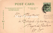 Load image into Gallery viewer, Vintage postcard with text and a stamp, featuring the brand 'Mae's Postcards'.