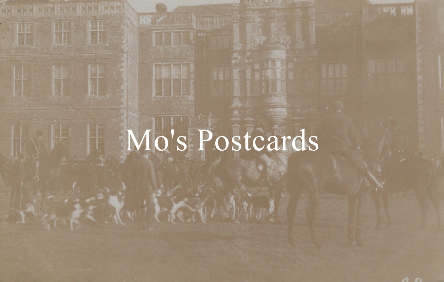 Hampshire Postcard - Hunting Party at Bramshill House SW19685