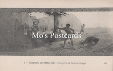 Load image into Gallery viewer, Vintage postcard with illustration of a scene labeled 'Massacre des Innocents'