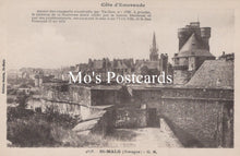 Load image into Gallery viewer, Vintage postcard of St-Malo