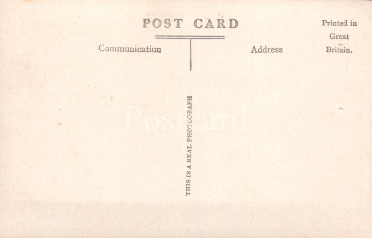 Vintage postcard with text on a beige background