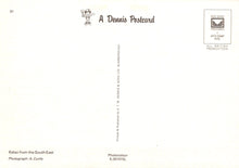 Load image into Gallery viewer, Back of a Dennis the Menace postcard with text and a logo.