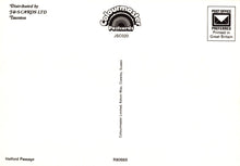 Load image into Gallery viewer, Back of a postcard with Colourmaster Postcards branding and post office preferences.