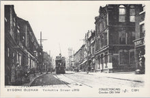 Load image into Gallery viewer, Lancashire Postcard - Bygone Oldham, Yorkshire Street c1910 - SW17695