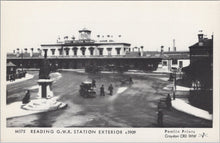 Load image into Gallery viewer, Berkshire Postcard - Reading Train Station Exterior c1909 - SW17981