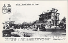 Load image into Gallery viewer, Berkshire Postcard - Windsor Train Station (Now Slough) SW17982