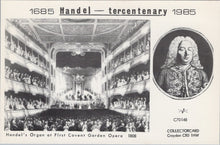 Load image into Gallery viewer, Music Postcard - Composer George Frideric Handel SW17987