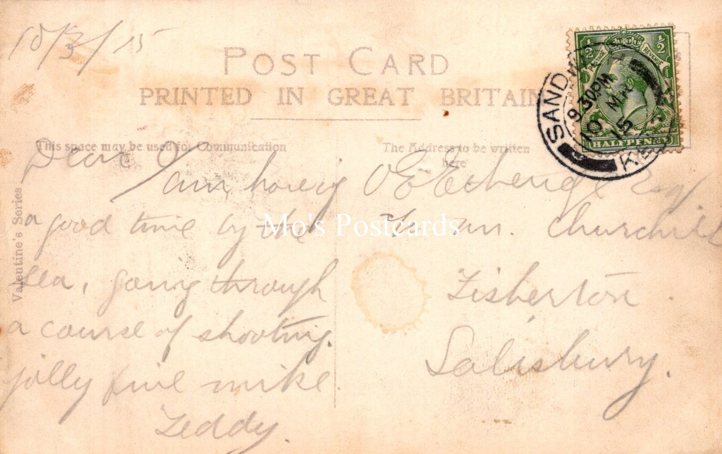 Kent Postcard - Guildford Hotel, Sandwich SW19272