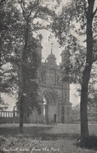 Load image into Gallery viewer, Vintage photograph of Eastwell Gates from the park, featuring a large archway with decorative elements.