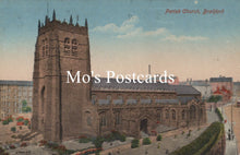 Load image into Gallery viewer, Colorized postcard of a Parish Church in Bradford