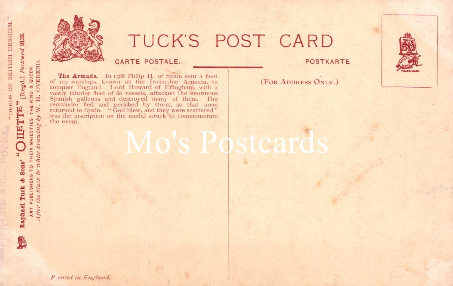 Military Art Postcard - Deeds of British Heroism SW18672