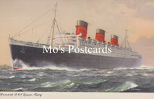 Load image into Gallery viewer, Shipping Postcard - Cunard R.M.S. Queen Mary SW18705