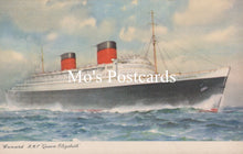 Load image into Gallery viewer, Shipping Postcard - Cunard R.M.S. Queen Elizabeth SW18708