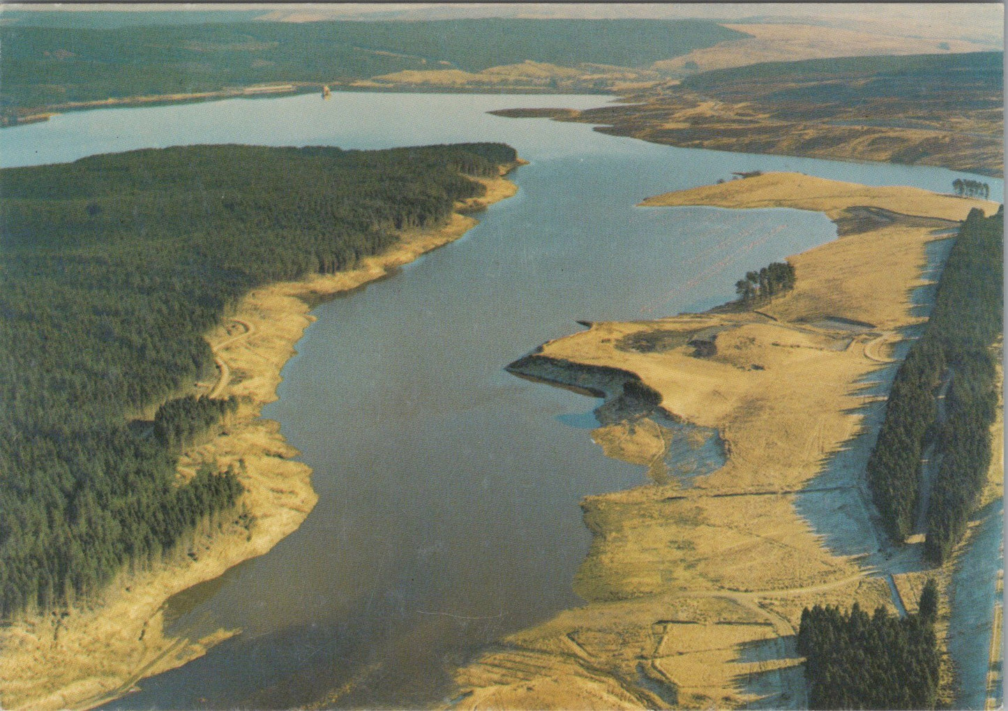 Northumberland Postcard - Aerial View of Kielder Water SW17118