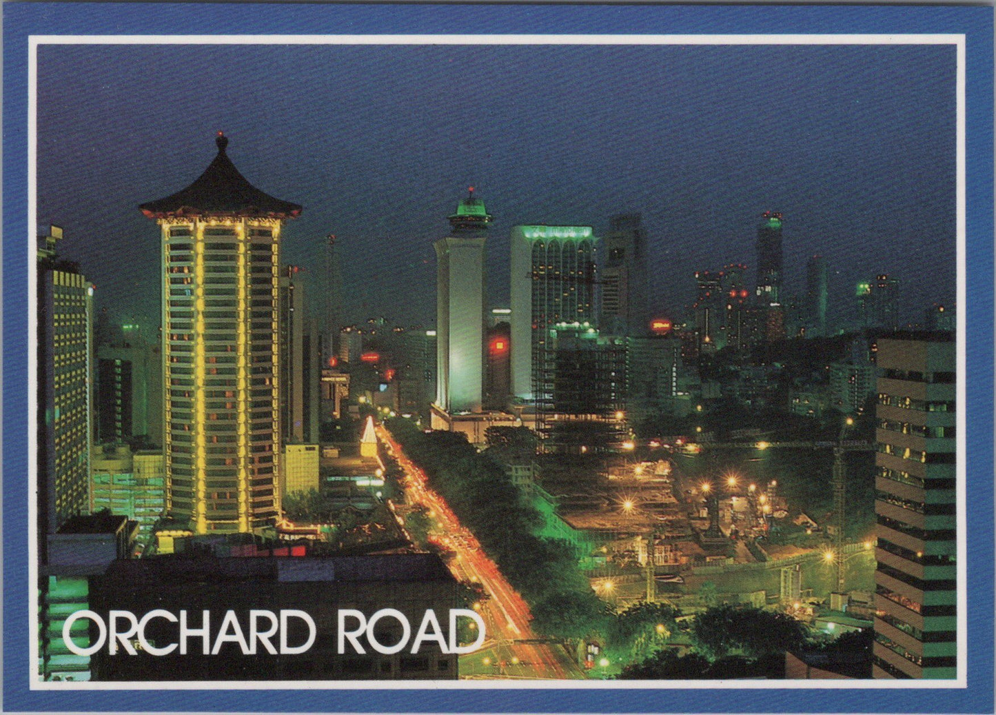 Singapore Postcard - Orchard Road at Night SW17145