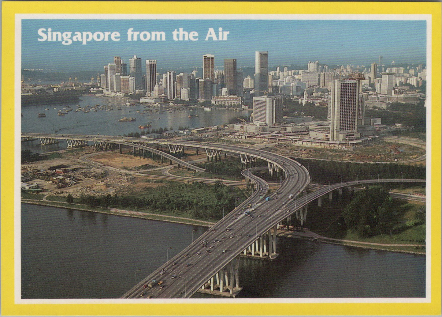 Singapore Postcard - Singapore From The Air SW17146