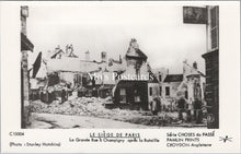 Load image into Gallery viewer, France Postcard - The Siege of Paris, Ruined Street SW17710