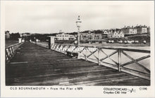 Load image into Gallery viewer, Dorset Postcard - Old Bournemouth From The Pier c1870 - SW18051