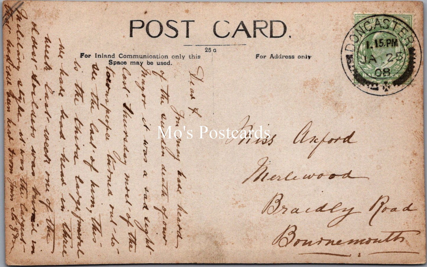 Yorkshire Postcard - Funeral Late Mayor, Councillor Ellis, J.P - BH2127
