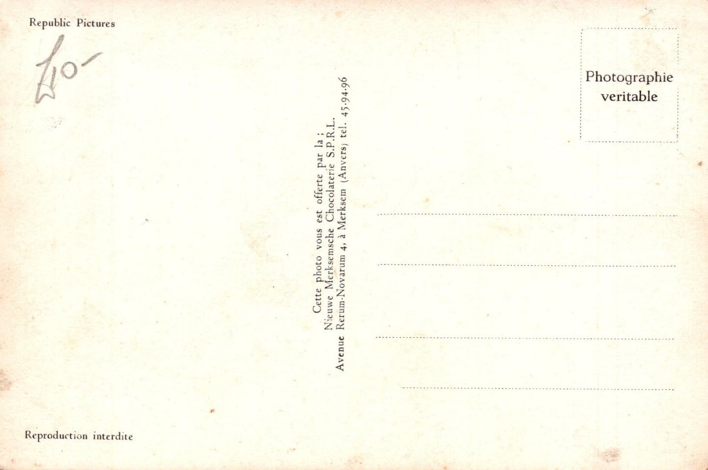 Film Star Postcard - American Actors Gene Autry and June Storey SW18639