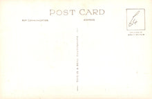 Load image into Gallery viewer, Back of a postcard with communication and address text on a gradient background