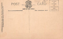 Load image into Gallery viewer, Vintage postcard with text and logo on a beige background