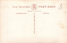 Load image into Gallery viewer, Vintage postcard with 'The Milton' branding and text on a beige background