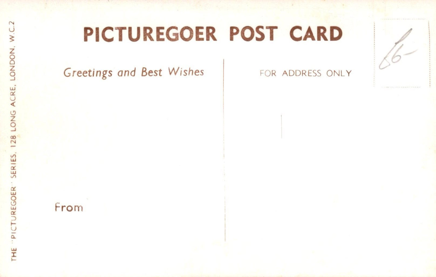 Theatrical Postcard - Dale Robertson, American TV Actor VT403