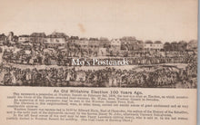 Load image into Gallery viewer, Wiltshire Postcard - An Old Wiltshire Election 100 Years Ago SW18547