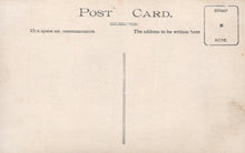 Load image into Gallery viewer, Vintage postcard with text and a stamp area on a beige background