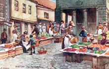 Load image into Gallery viewer, Yorkshire Postcard - Whitby, The Market Place SW18248