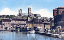 Load image into Gallery viewer, Lincolnshire Postcard - Lincoln, The Cathedral From Brayford SW18433