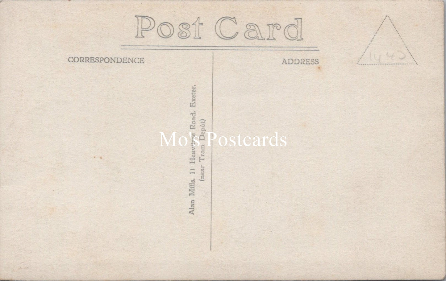 Ancestors Postcard - Three Children Sat on a Bench, Exeter Photographer SW16849