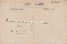 Load image into Gallery viewer, Ancestors Postcard - Young Girl Wearing a Dress Stood on a Couch SW16843