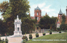 Load image into Gallery viewer, Suffolk Postcard - Ipswich Arboretum and Grammar School SW18385