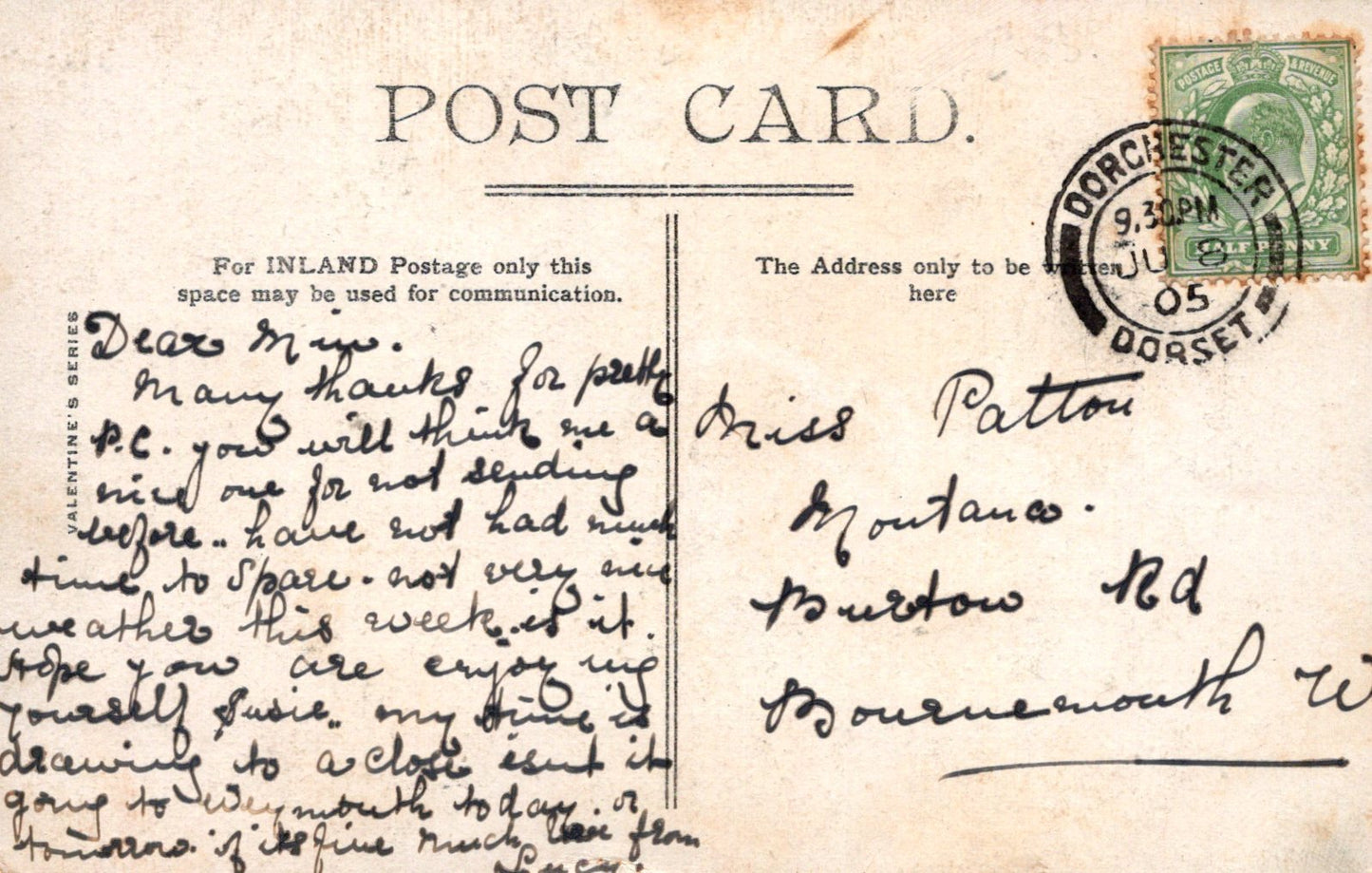 Dorset Postcard - Portland and Chesil Beach SW18500