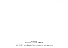 Load image into Gallery viewer, Textual document with 'Illustration de JACKY MARTIN' on a white background
