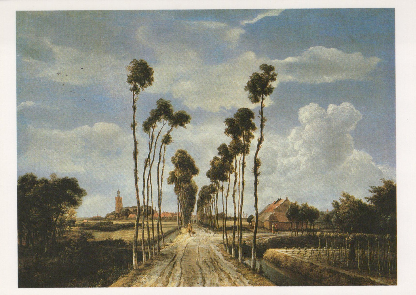 Art Postcard - The Avenue at Middelharnis, Meindert Hobbema SW19653