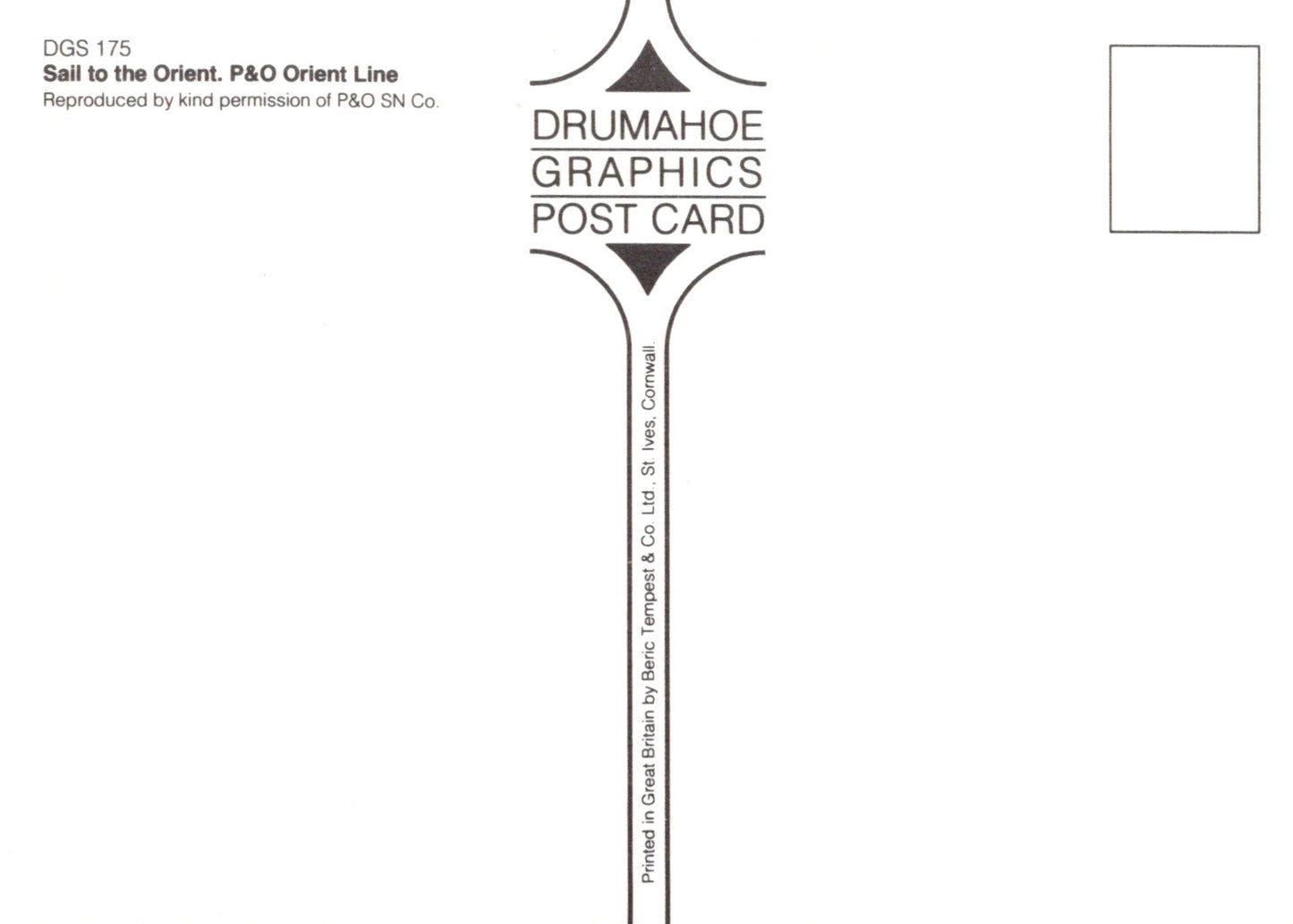 Drumahoe Graphics postcard with text on a white background