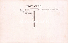 Load image into Gallery viewer, Derbyshire Postcard - Front Garden, Friary Hotel, Derby SW18934