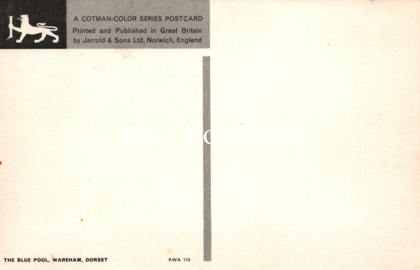 Dorset Postcard - The Blue Pool, Wareham SW18944