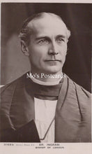 Load image into Gallery viewer, Vintage black and white photograph of a clergyman with 'Mo's Postcards' text overlay