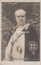 Load image into Gallery viewer, Vintage photograph of a clergyman with a decorative stole against a textured background