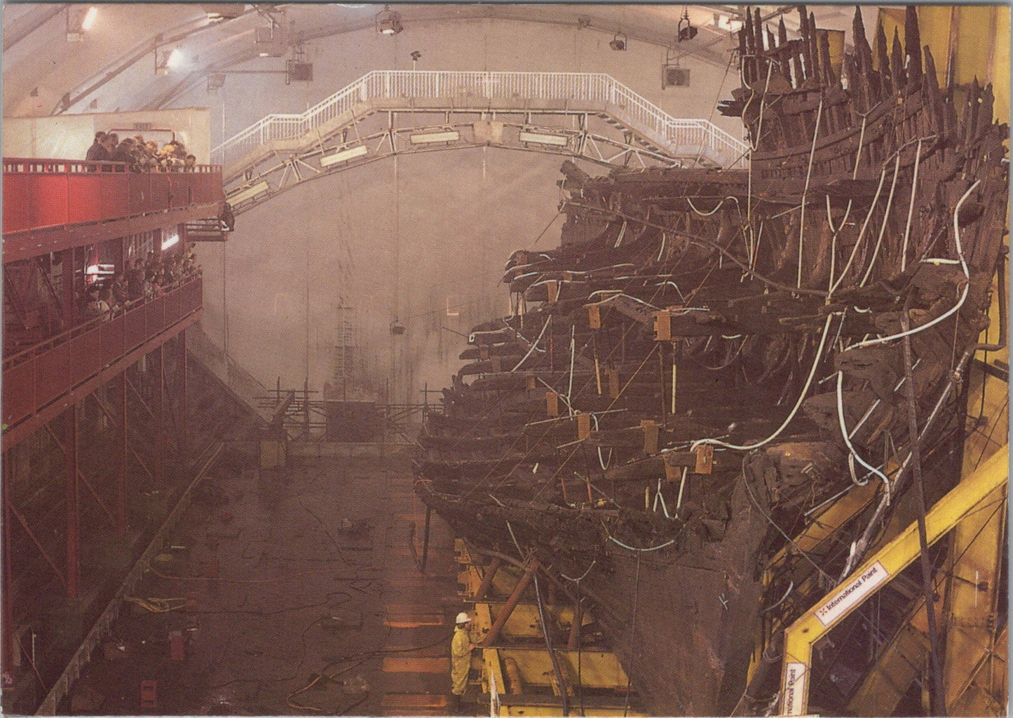 Naval History Postcard - Hull of The Mary Rose Warship SW16979