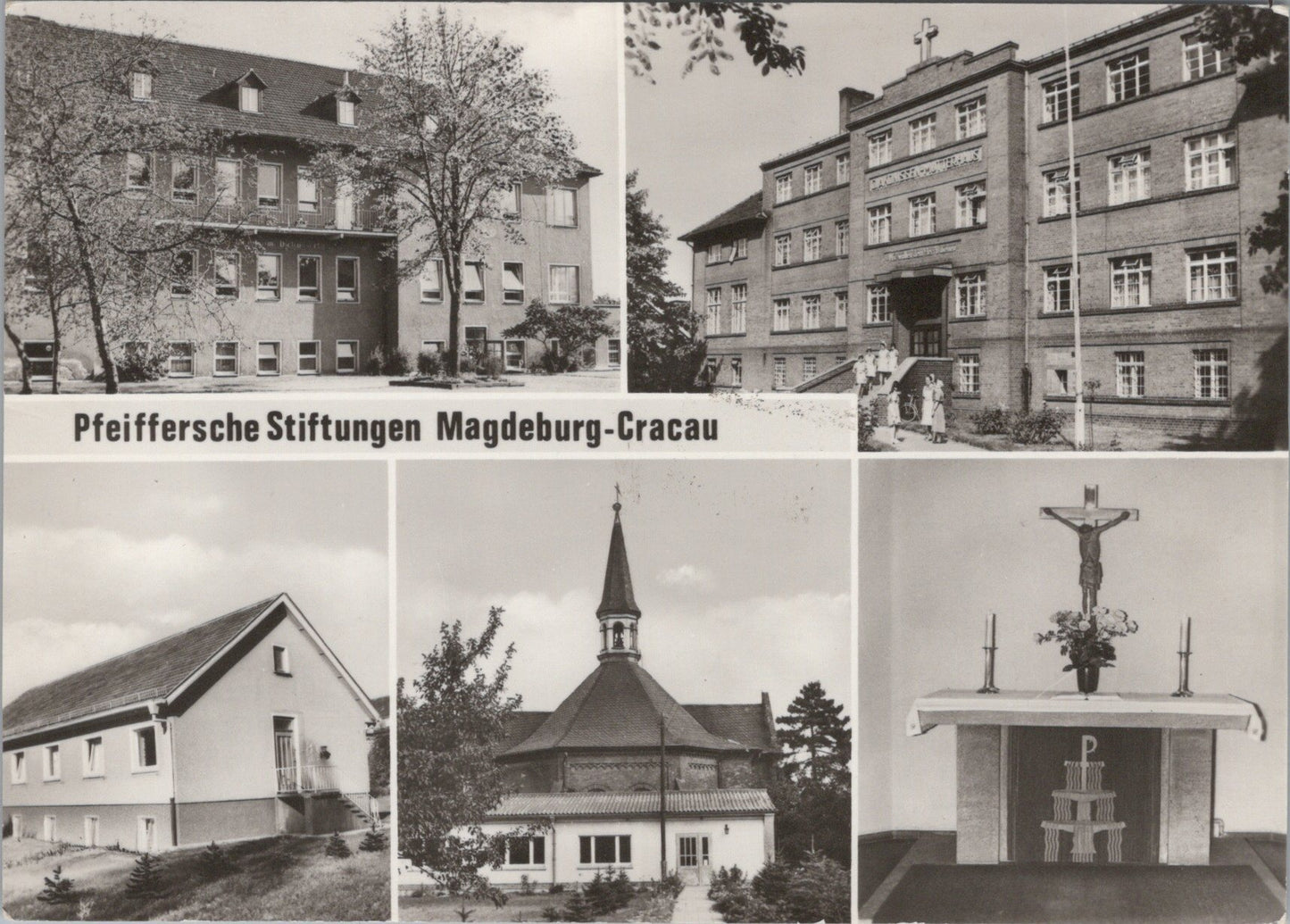 Germany Postcard - Pfeiffersche Stiftungen Madgeburg-Cracau SW17051