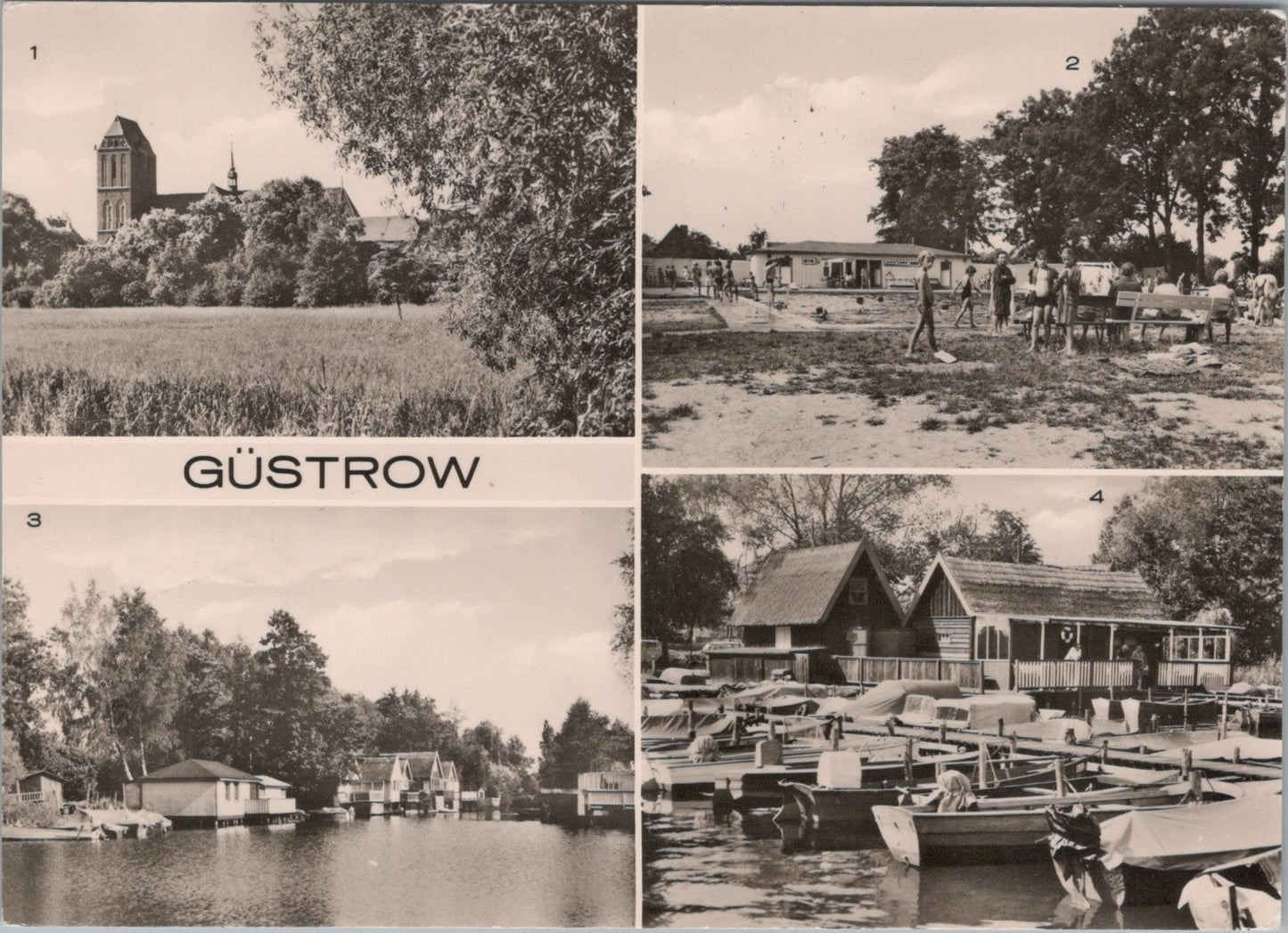 Germany Postcard - Views of Gustrow, Mecklenburg-Vorpommern SW17058