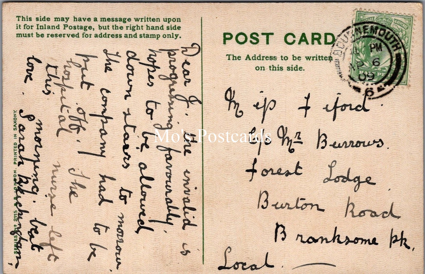 Greetings Postcard - Sunny Hours, Sundial SW17373