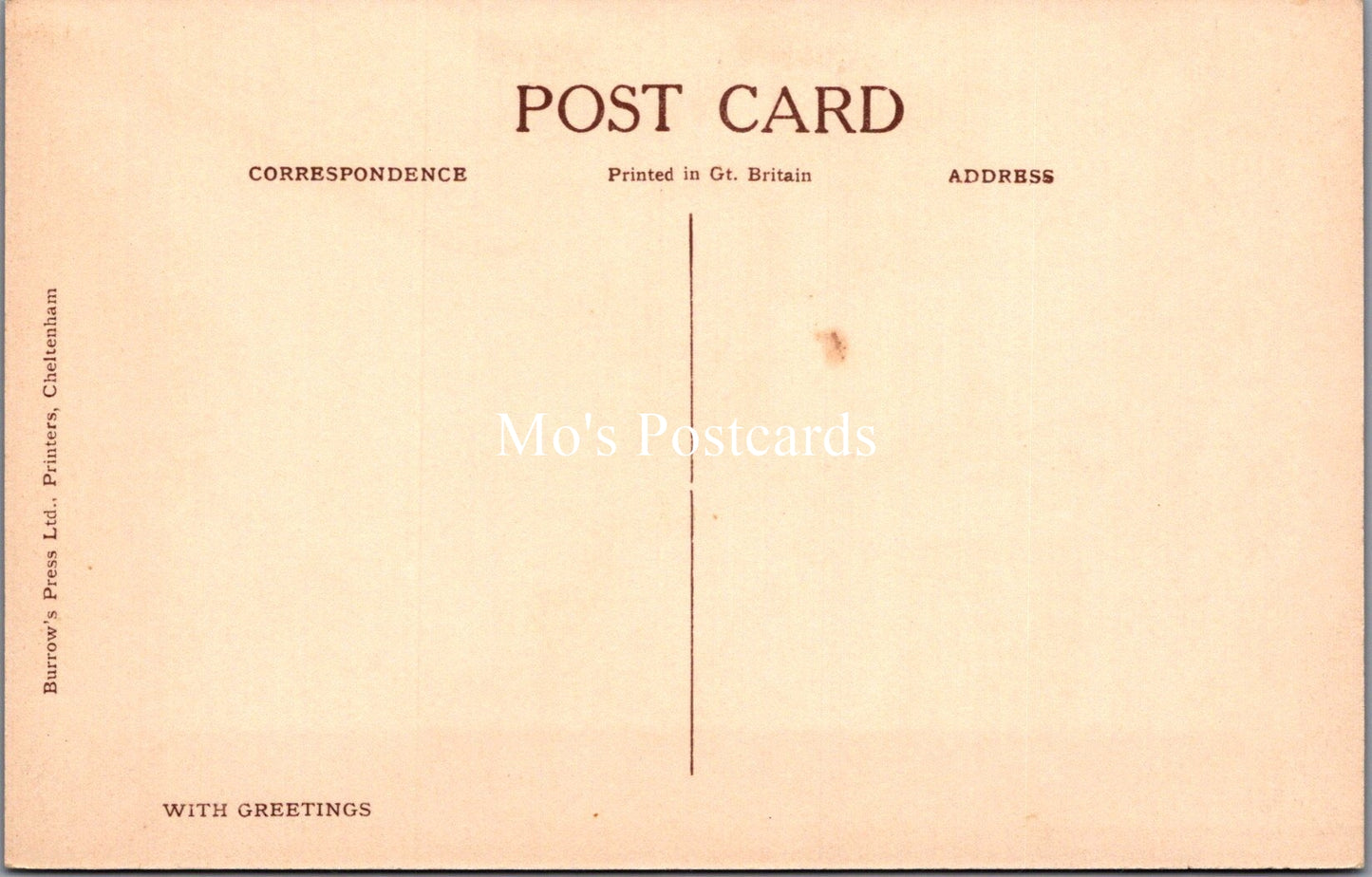 Dorset Postcard - Courtyard, The Three Wishes, Sherborne SX42