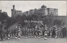 Load image into Gallery viewer, Scotland Postcard - Inverness Castle, Scottish Marching Band SX111