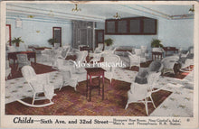 Load image into Gallery viewer, America Postcard - Childs, Sixth Avenue & 32nd Street Shoppers Rest Room SX436